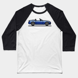 Blue Mazda Miata MX-5 NC (Mk3) Baseball T-Shirt